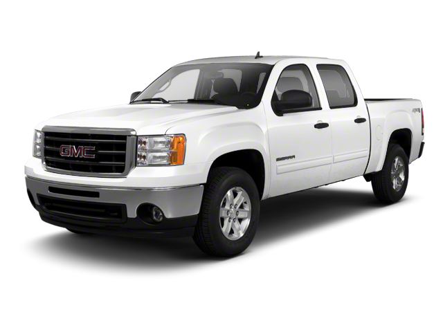 2013 GMC Sierra 1500 SLT in Summit White — front three-quarter view