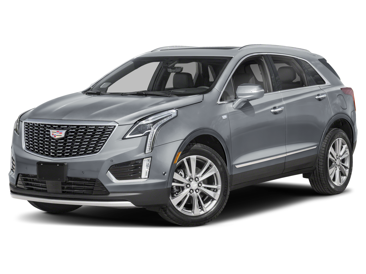 2026 Cadillac XT5 Premium Luxury in Radiant Red Tintcoat — front three-quarter view