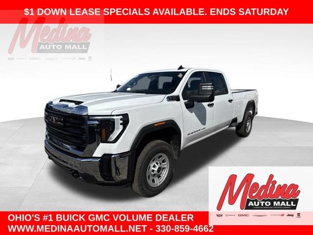 2026 GMC Sierra 3500 HD Pro in Summit White — front three-quarter view