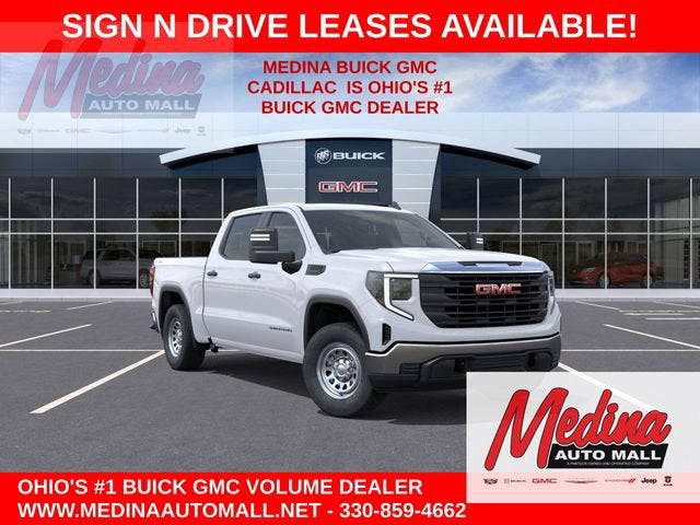 2026 GMC Sierra 1500 Pro in Summit White — front three-quarter view