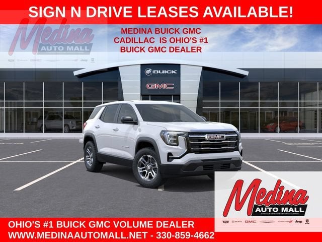 2027 GMC Terrain FWD Elevation in Summit White — front three-quarter view