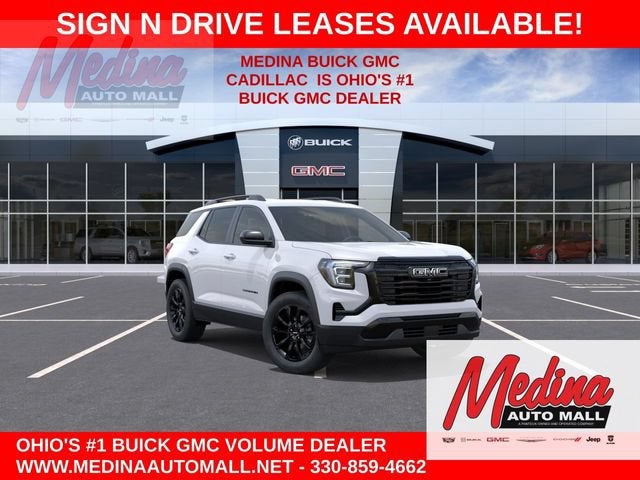 2027 GMC Terrain FWD Elevation in Summit White — front three-quarter view