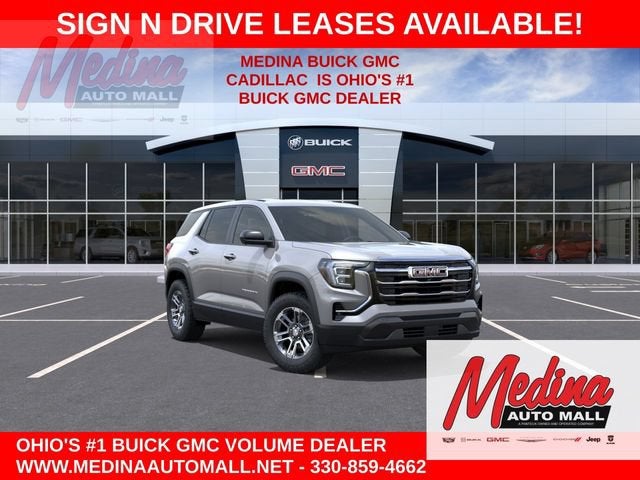 2027 GMC Terrain FWD Elevation in Sterling Metallic — front three-quarter view
