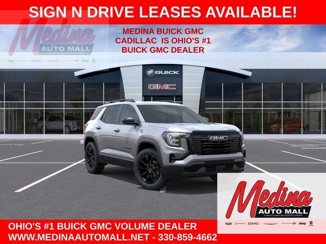 2027 GMC Terrain FWD Elevation in Sterling Metallic — front three-quarter view
