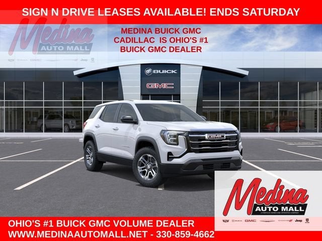2026 GMC Terrain Elevation in Summit White — front three-quarter view