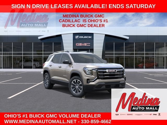 2026 GMC Terrain Elevation in Riverstone Metallic — front three-quarter view