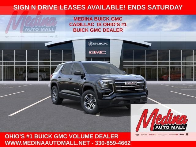 2026 GMC Terrain Elevation in Ebony Twilight Metallic — front three-quarter view
