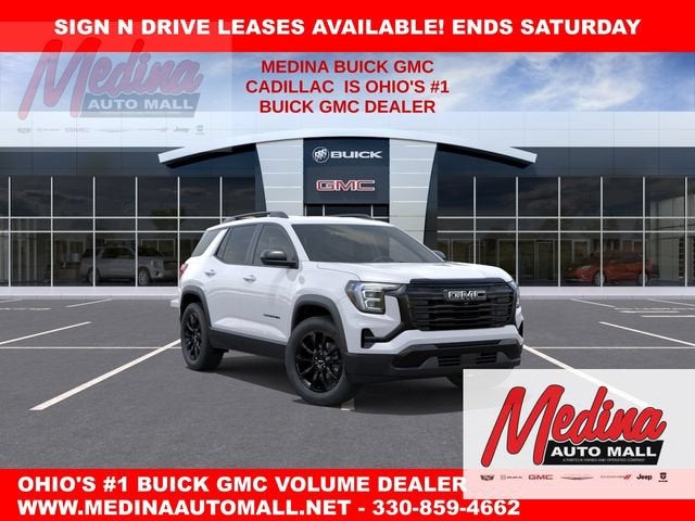2027 GMC Terrain AWD Elevation in Summit White — front three-quarter view