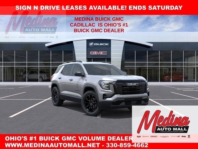 2027 GMC Terrain AWD Elevation in Sterling Metallic — front three-quarter view
