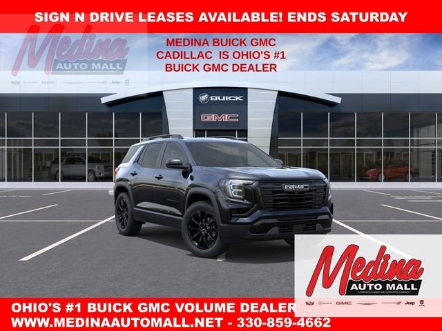 2027 GMC Terrain AWD Elevation in Ebony Twilight Metallic — front three-quarter view