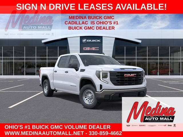 2026 GMC Sierra 1500 Pro in Summit White — front three-quarter view