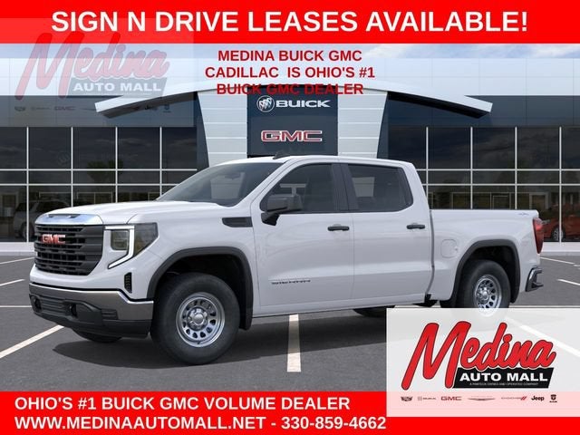 2026 GMC Sierra 1500 Pro in Summit White — front three-quarter view
