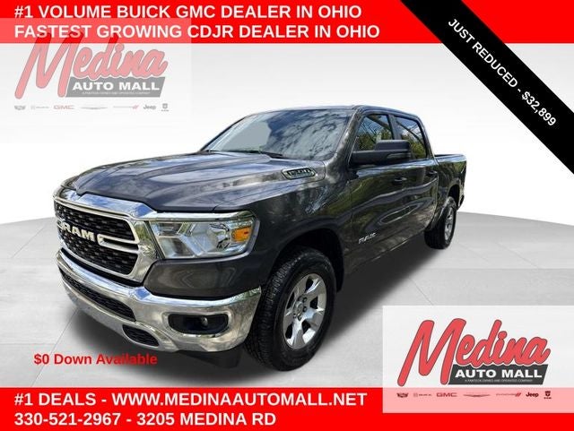 2024 RAM 1500 Big Horn/Lone Star in Crystal Metallic — front three-quarter view