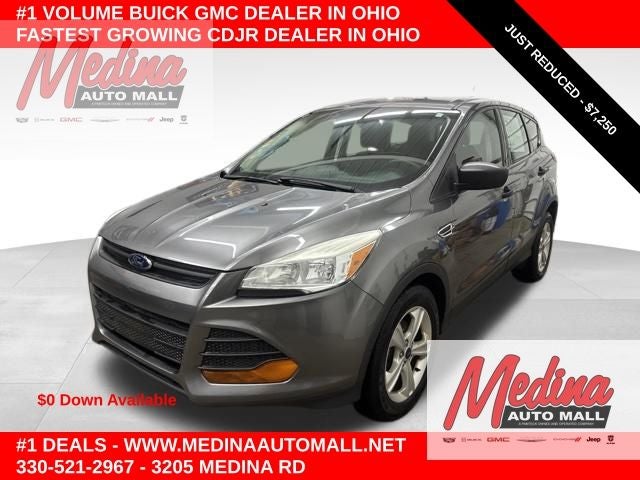 2014 Ford Escape S in Sterling Gray Metallic — front three-quarter view