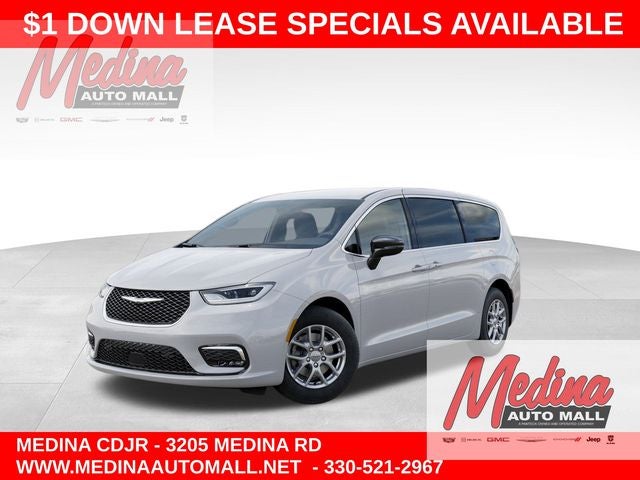 2026 Chrysler Pacifica Select in Bright White Clear-Coat Exterior Paint — front three-quarter view