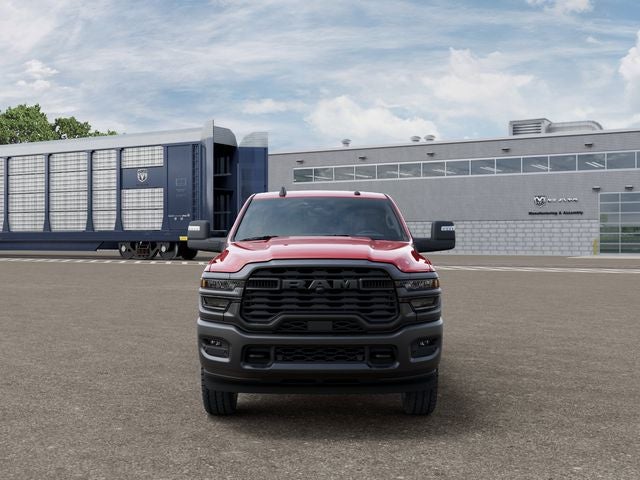 2026 RAM 2500 Tradesman in Flame Red Clear-Coat Exterior Paint — front three-quarter view