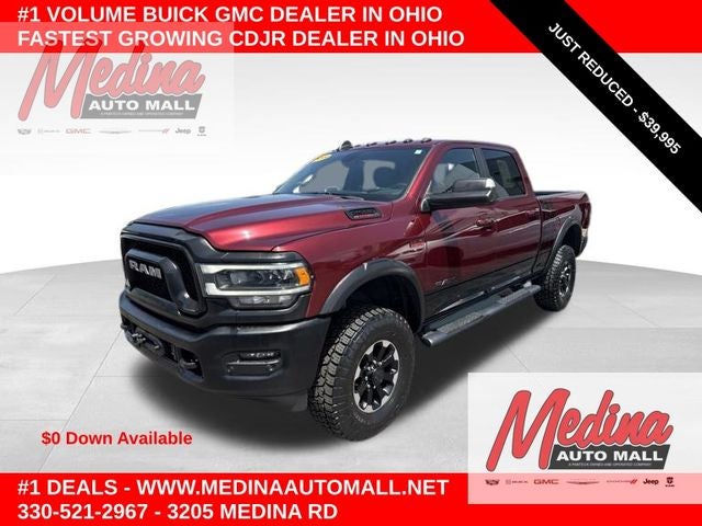 2019 RAM 2500 Power Wagon in Delmonico Red Pearlcoat — front three-quarter view