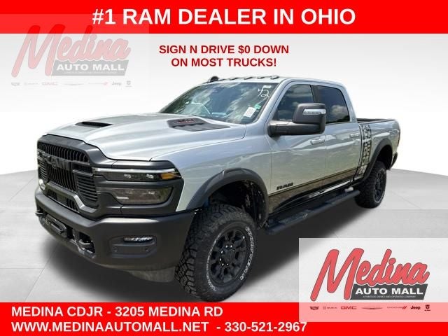 2026 RAM 2500 Power Wagon in Silver-Zynith Exterior Paint — front three-quarter view